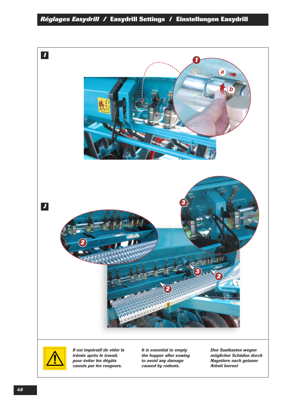 Sulky Easydrill Fertisem User Manual | Page 50 / 99