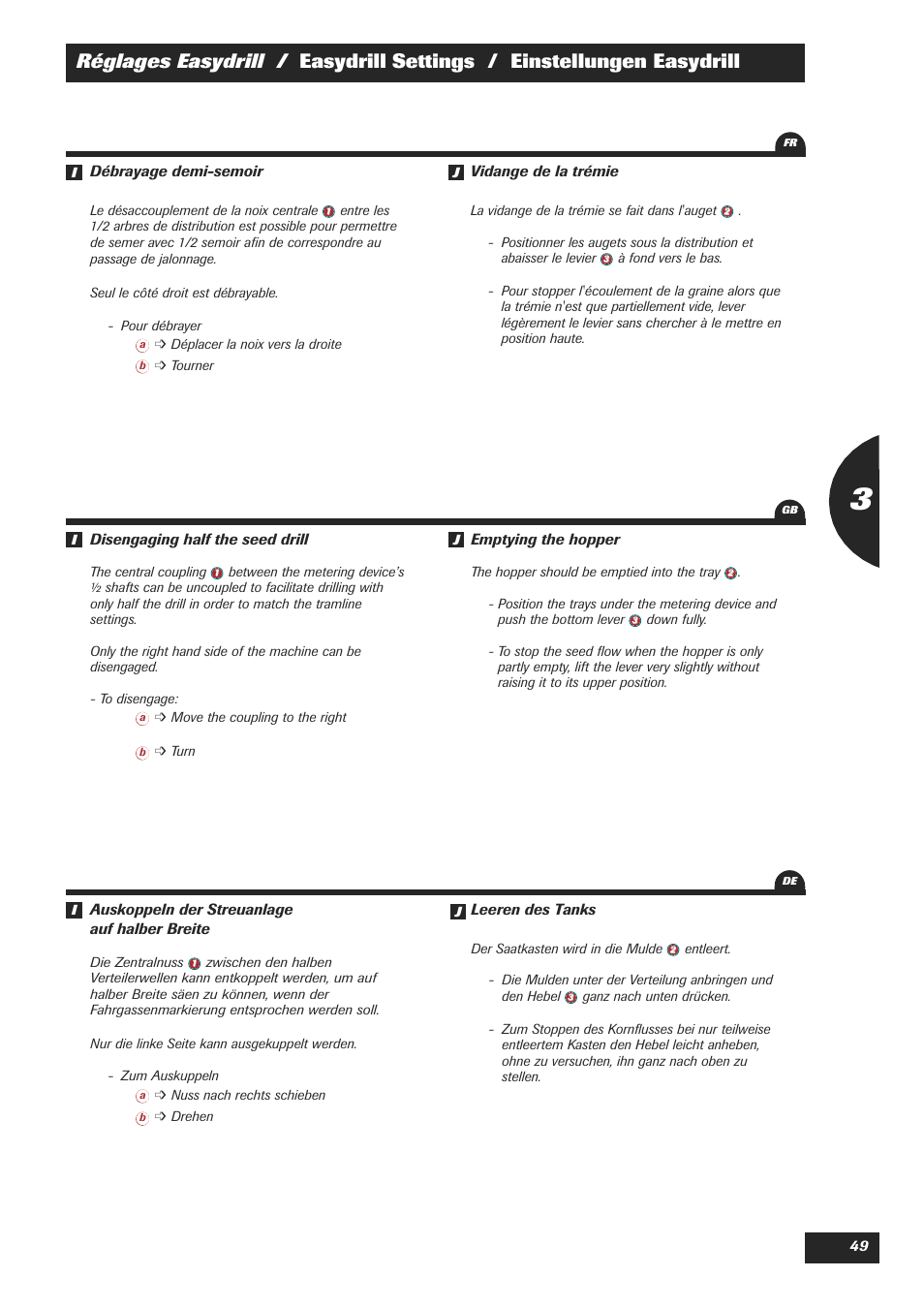 Sulky Easydrill Fertisem User Manual | Page 51 / 99