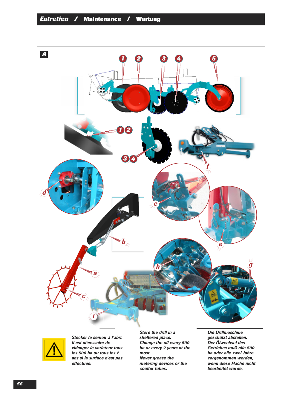 Sulky Easydrill Fertisem User Manual | Page 58 / 99