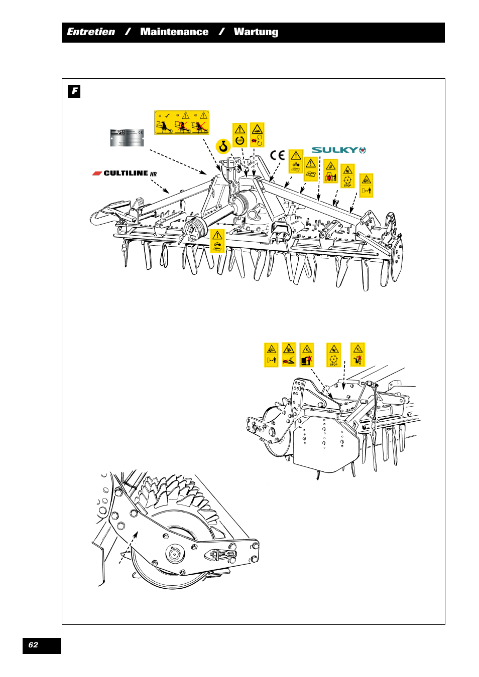 Sulky Cultiline HR User Manual | Page 64 / 67