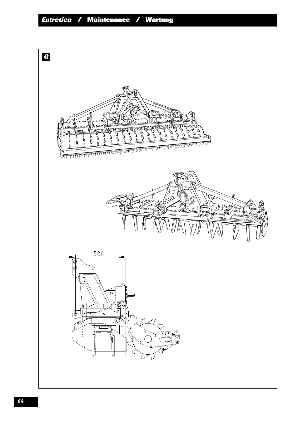 Sulky Cultiline HR User Manual | Page 66 / 67