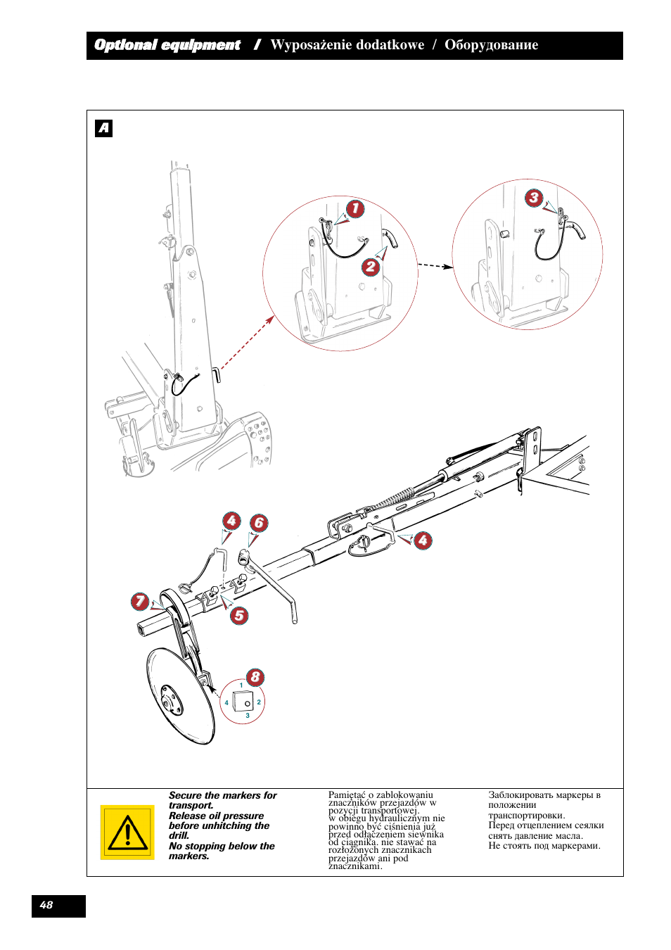 Sulky Cultiline HR User Manual | Page 50 / 69