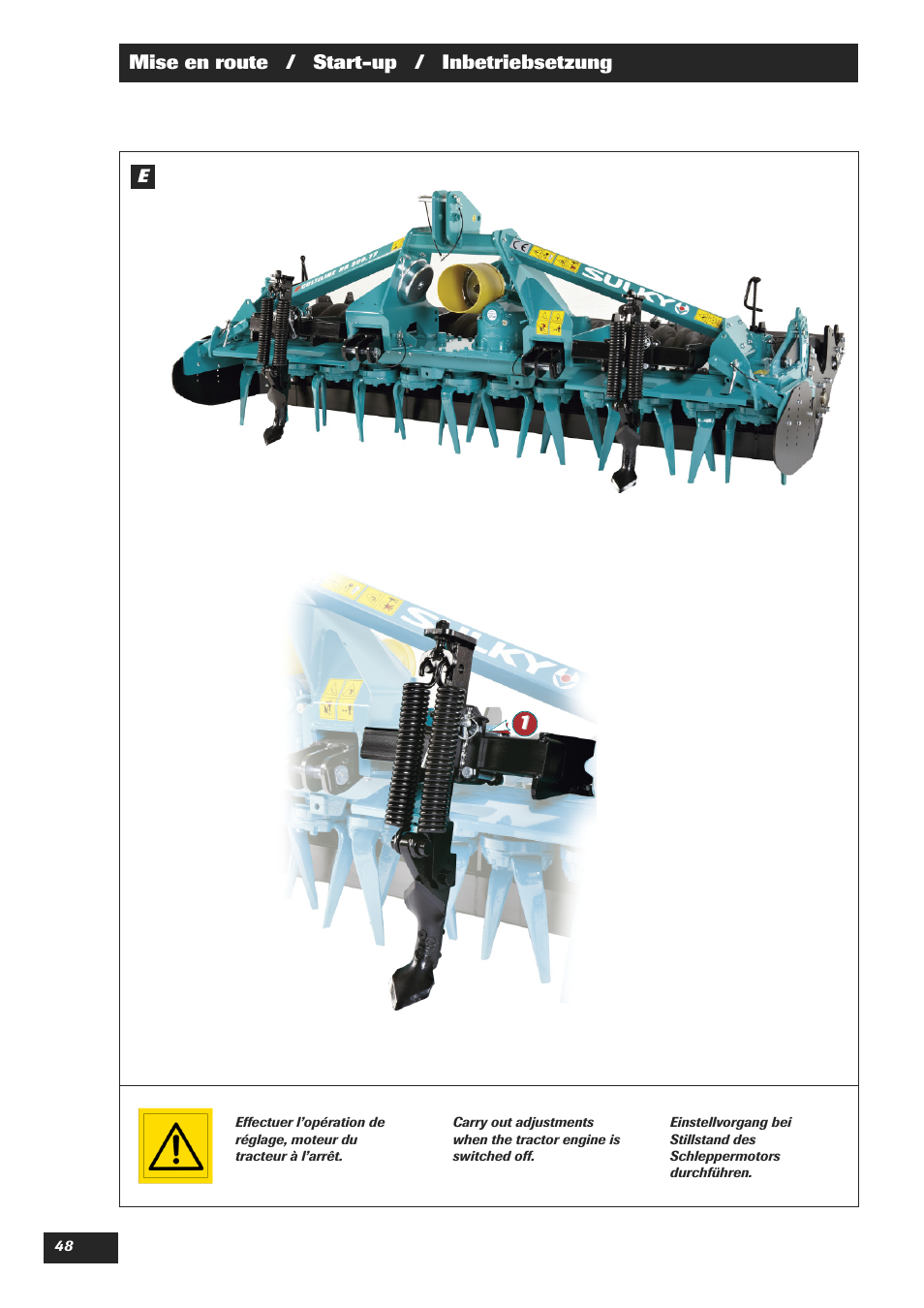 Sulky Cultiline HR 1000 User Manual | Page 50 / 71