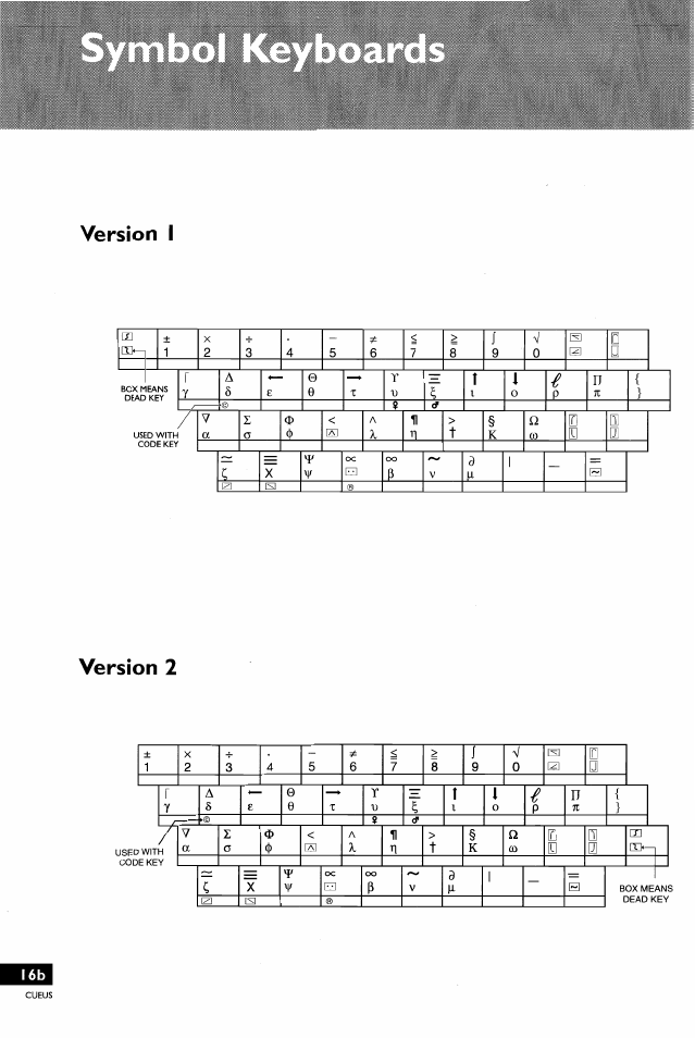 Version i, Version 2 | Brother EM-430 User Manual | Page 20 / 60