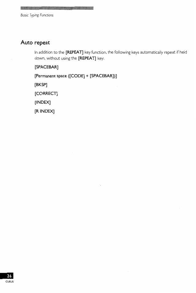 Auto repeat, Axuto repeat | Brother EM-430 User Manual | Page 30 / 60