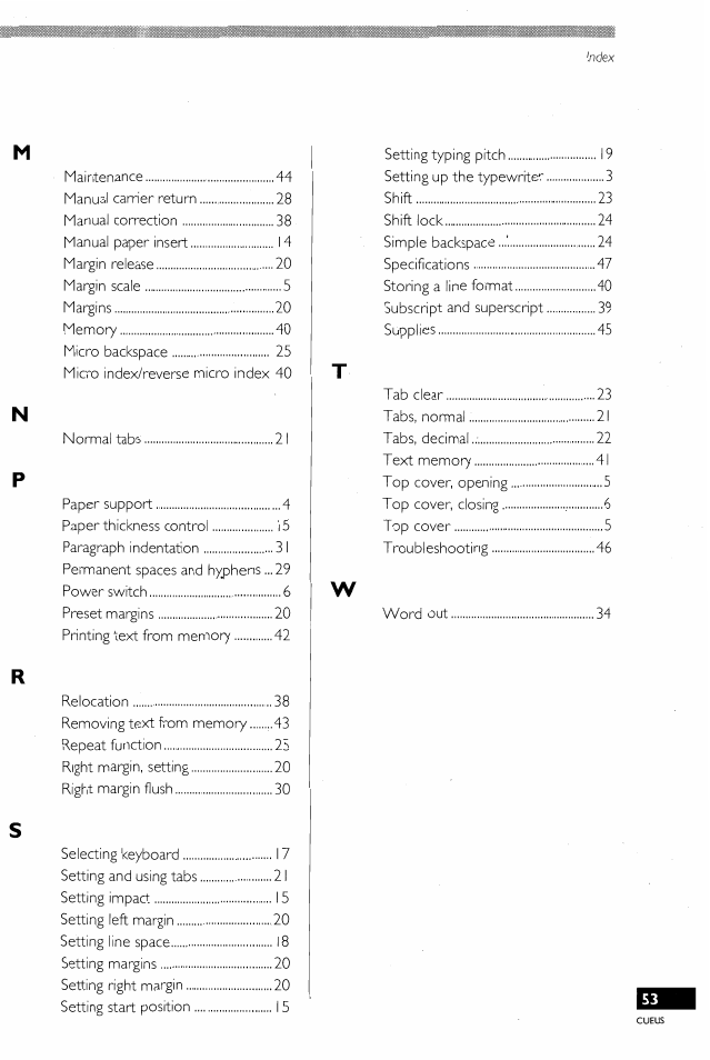 Mn p | Brother EM-430 User Manual | Page 57 / 60