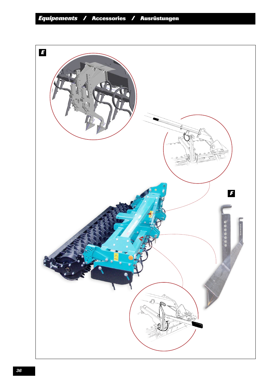 Sulky Cultiline VR User Manual | Page 38 / 45