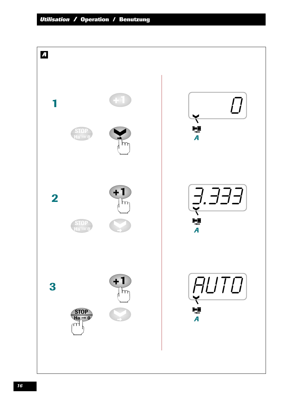 Auto | Sulky MEDION User Manual | Page 16 / 44