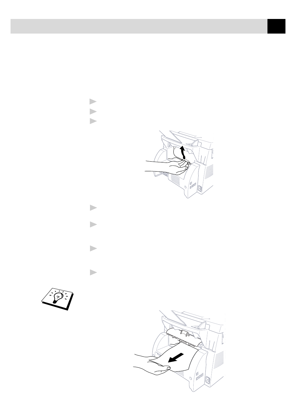 Printing on thicker paper and card stock | Brother FAX-8350P User Manual | Page 131 / 188