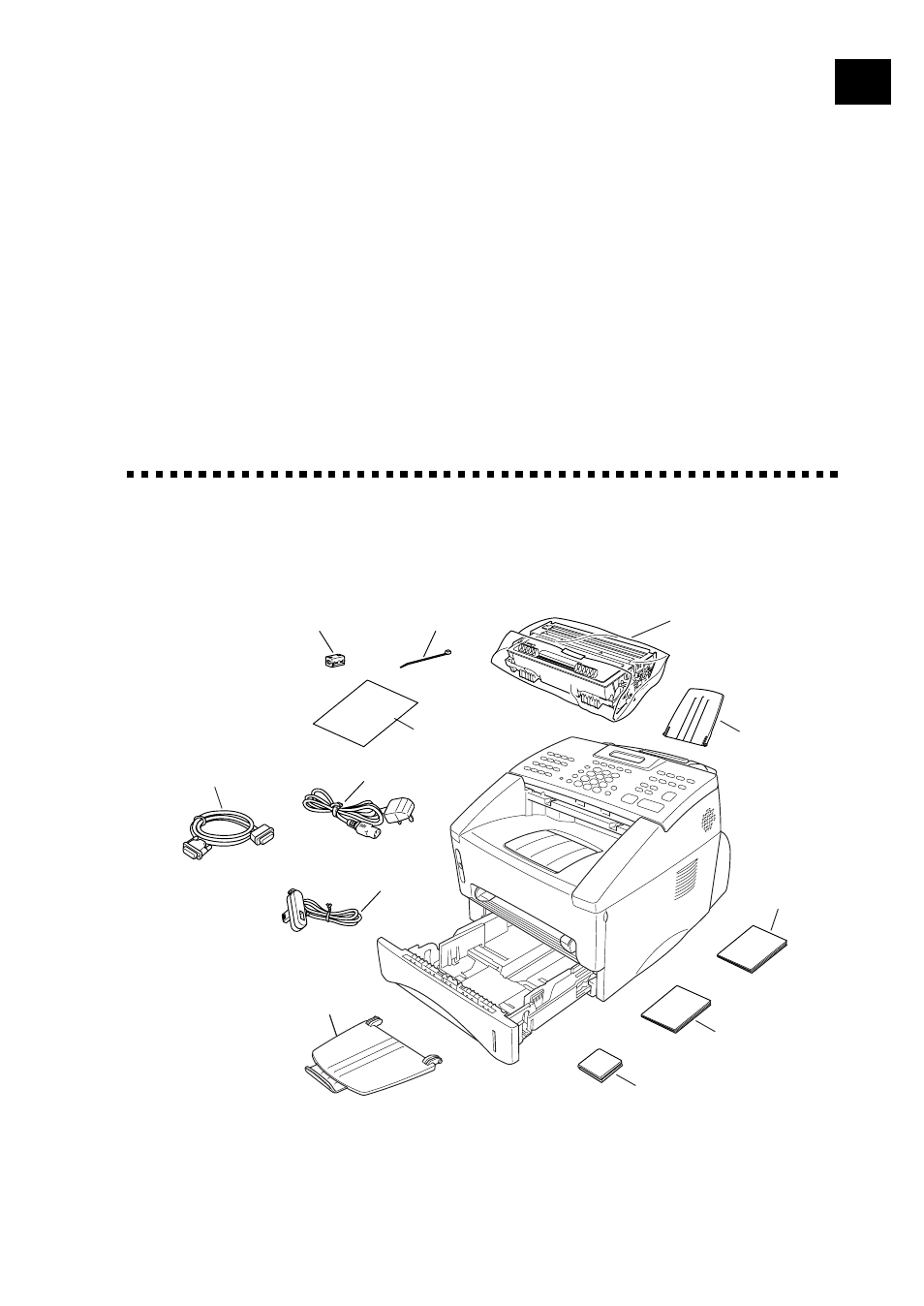 Installation, Packing list | Brother FAX-8350P User Manual | Page 21 / 188