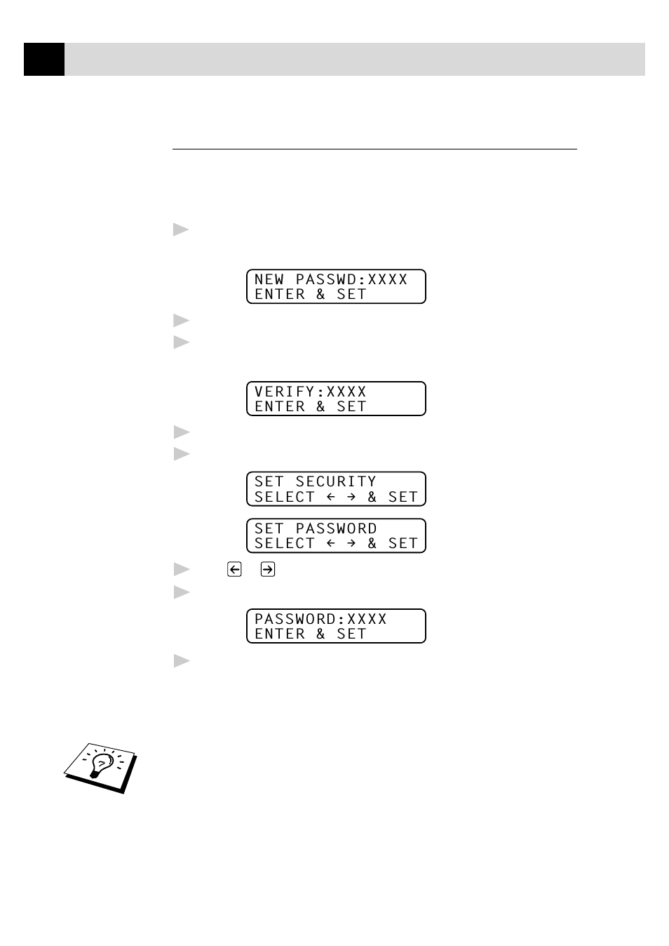 Using memory security, Setting up memory security for the first time | Brother FAX-8350P User Manual | Page 48 / 188