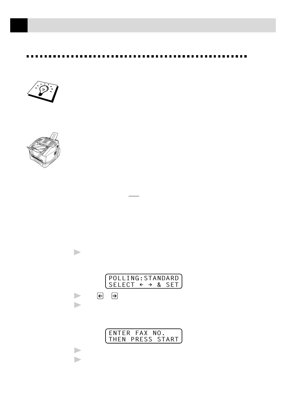 Polling 50, Secure polling, Setup for polling receive | Polling | Brother FAX-8350P User Manual | Page 60 / 188