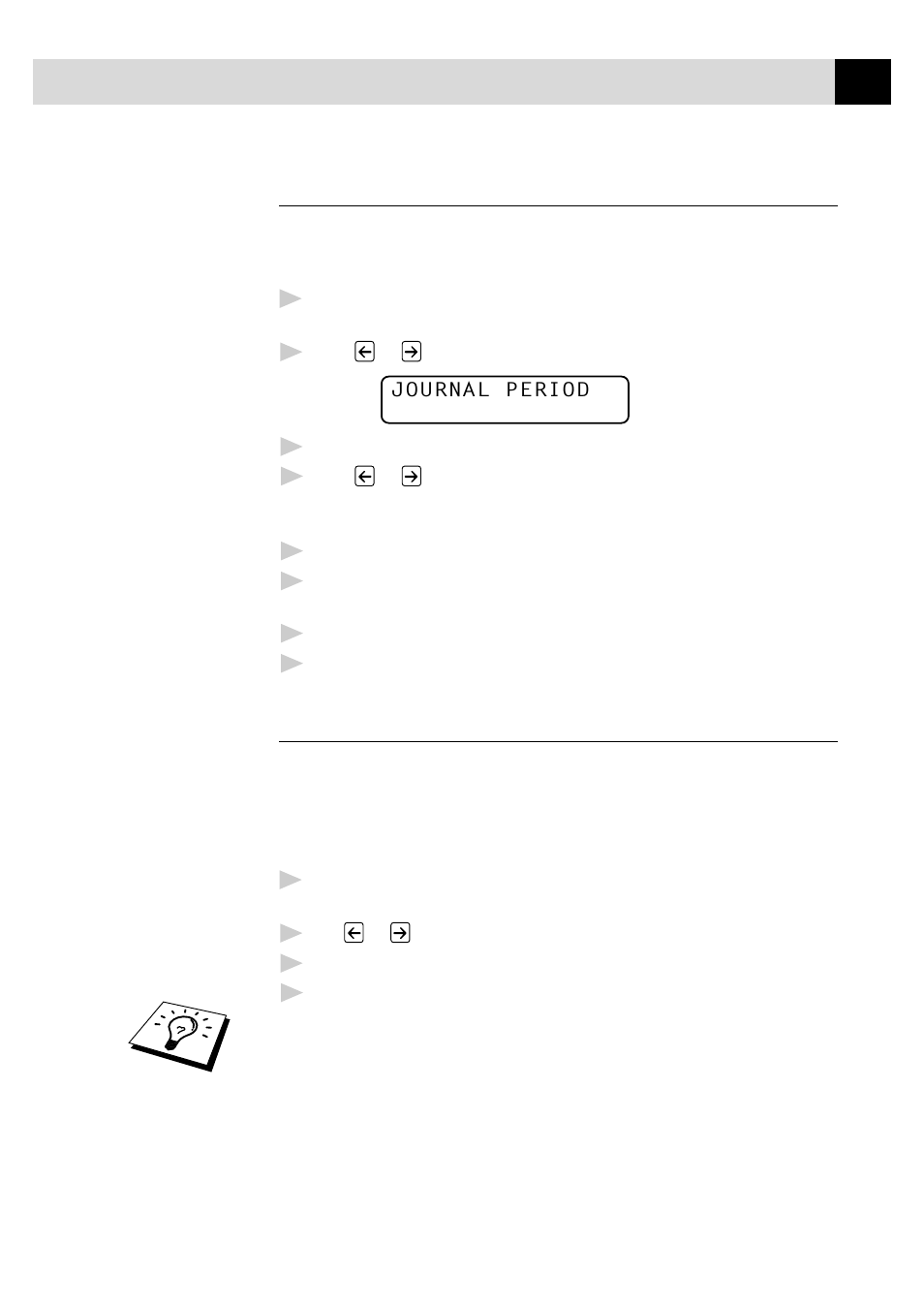 Journal period, Order form | Brother FAX-8350P User Manual | Page 97 / 188