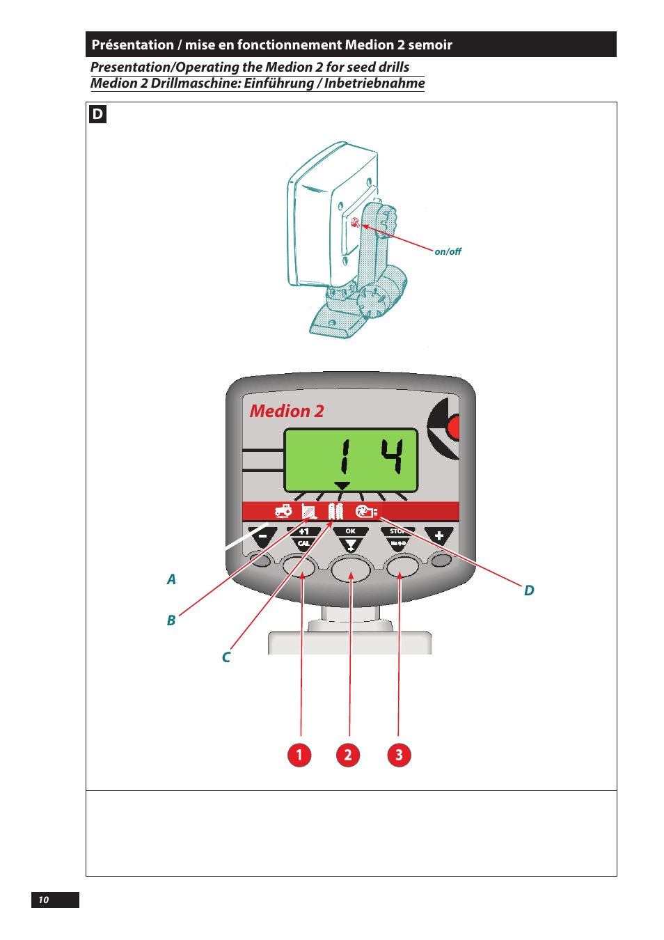 Medion 2 | Sulky MEDION 2 User Manual | Page 10 / 46