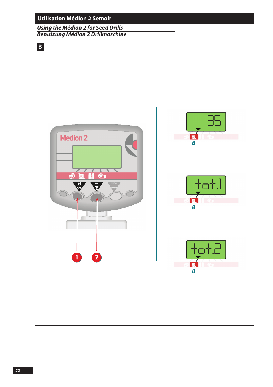 35 tot.1 tot.2 | Sulky MEDION 2 User Manual | Page 22 / 46