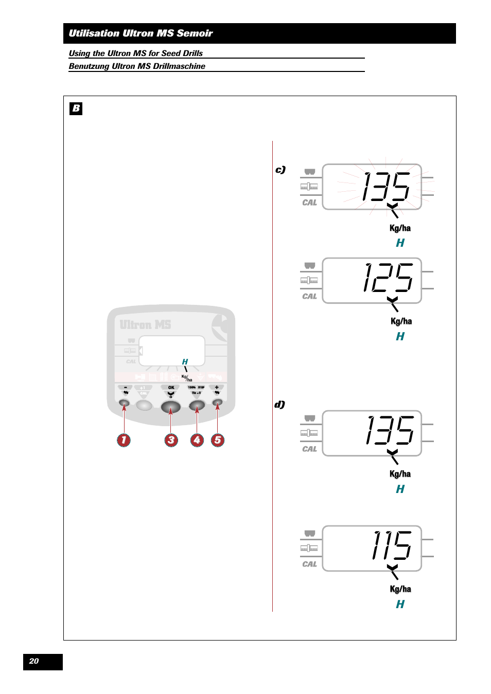 Sulky ULTRON MS User Manual | Page 20 / 68