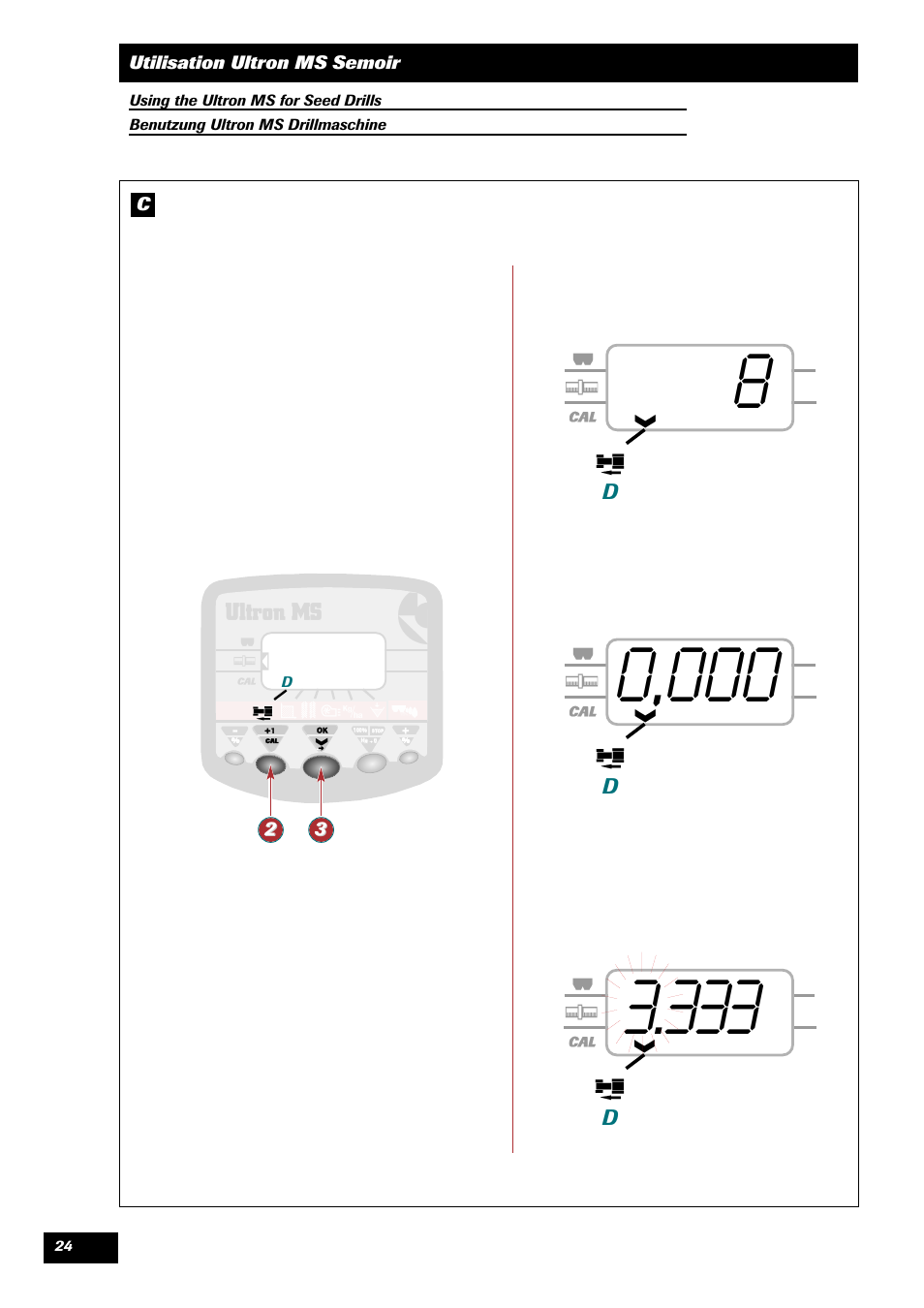 Sulky ULTRON MS User Manual | Page 24 / 68