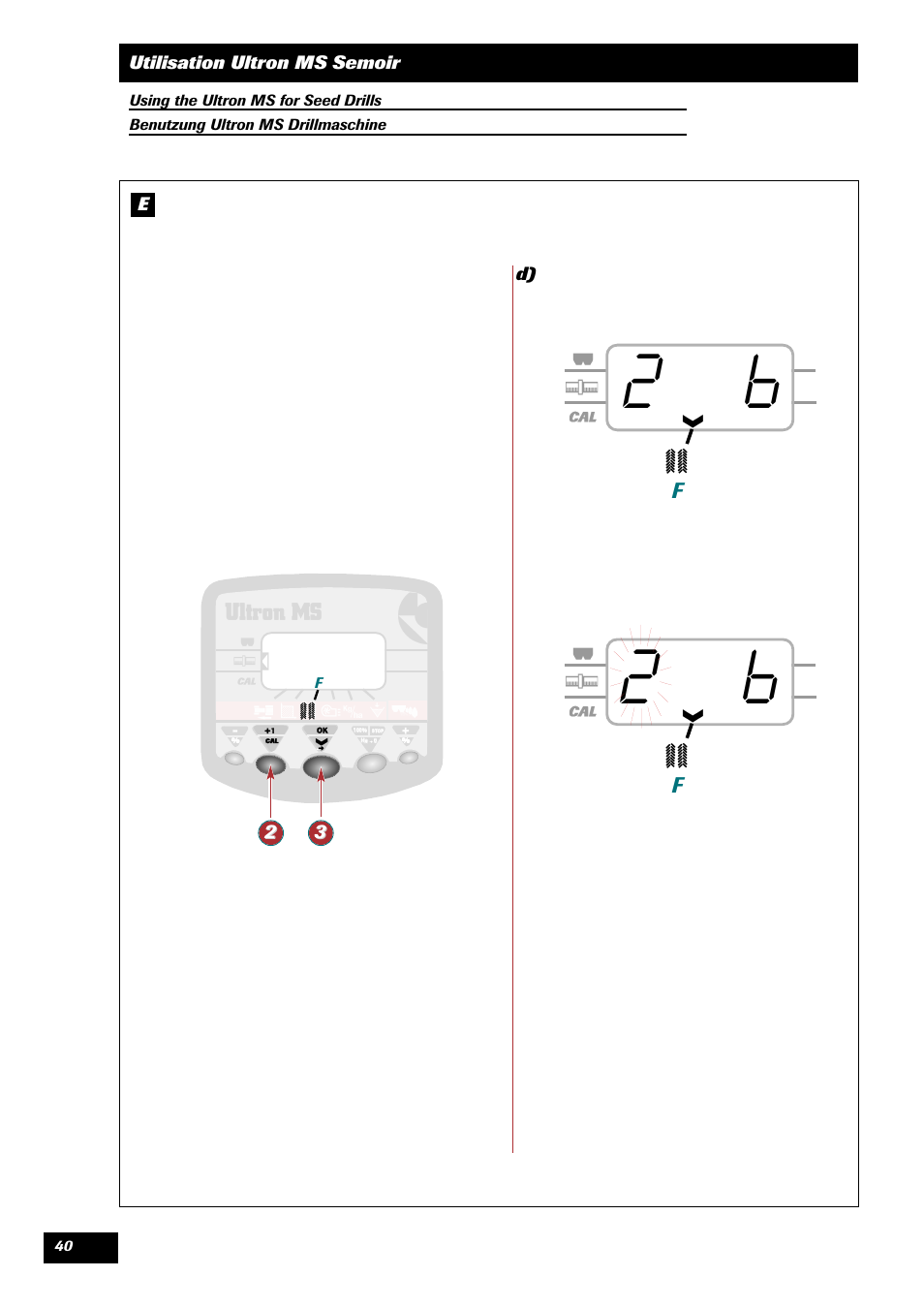 Sulky ULTRON MS User Manual | Page 40 / 68