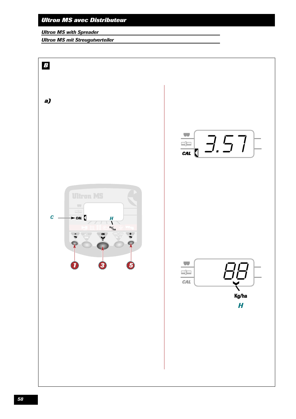 Sulky ULTRON MS User Manual | Page 58 / 68