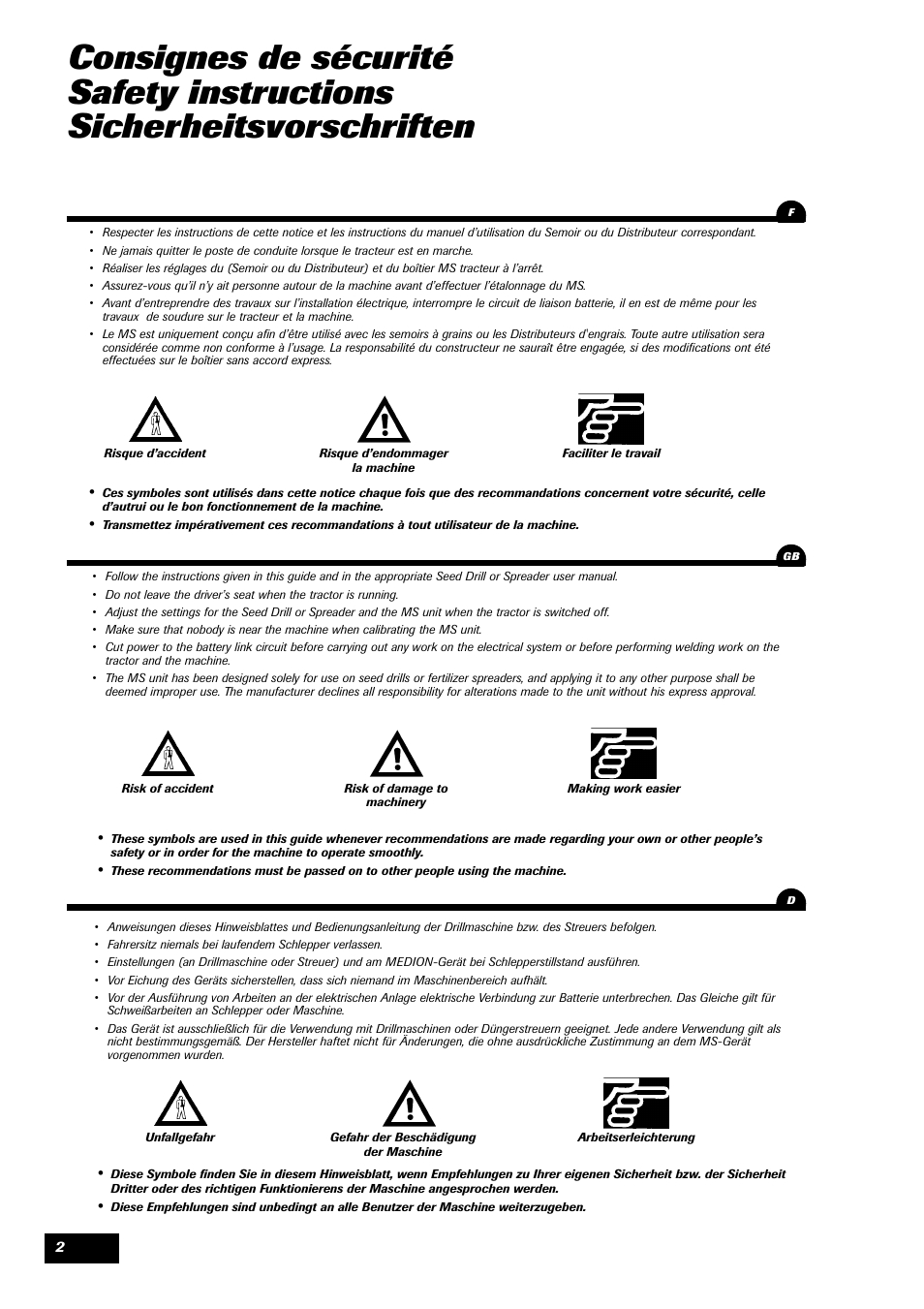 Sulky MS User Manual | Page 2 / 30