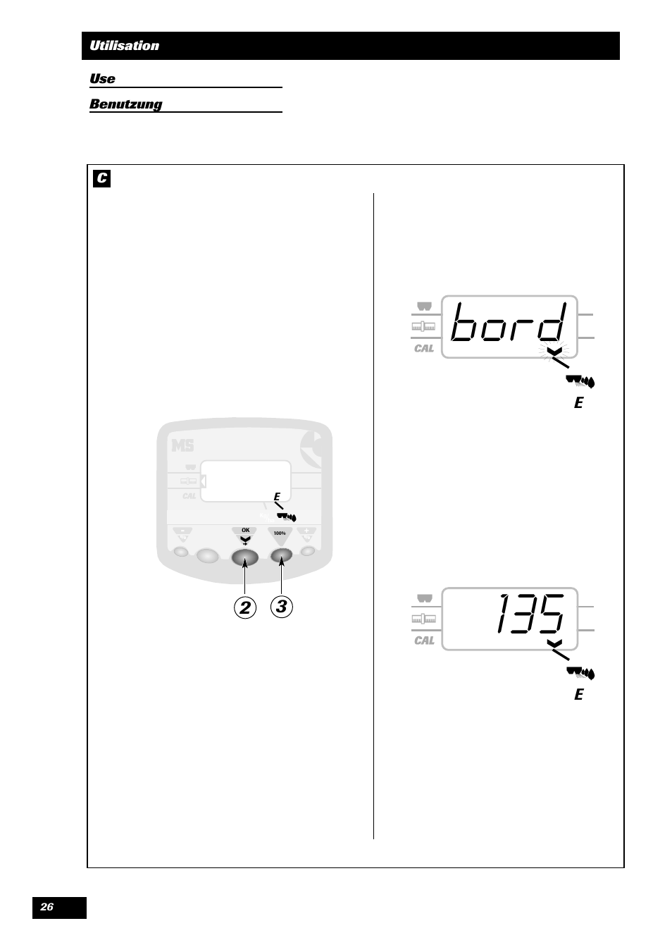 Bord | Sulky MS User Manual | Page 26 / 30