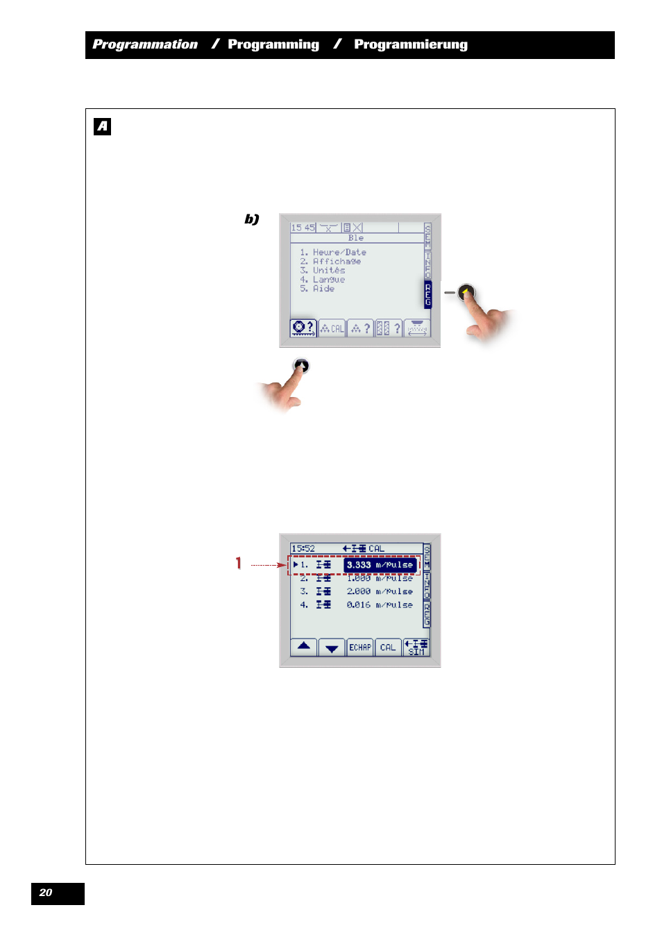 Sulky VISION 2 SPB >= 06/2009 User Manual | Page 20 / 71