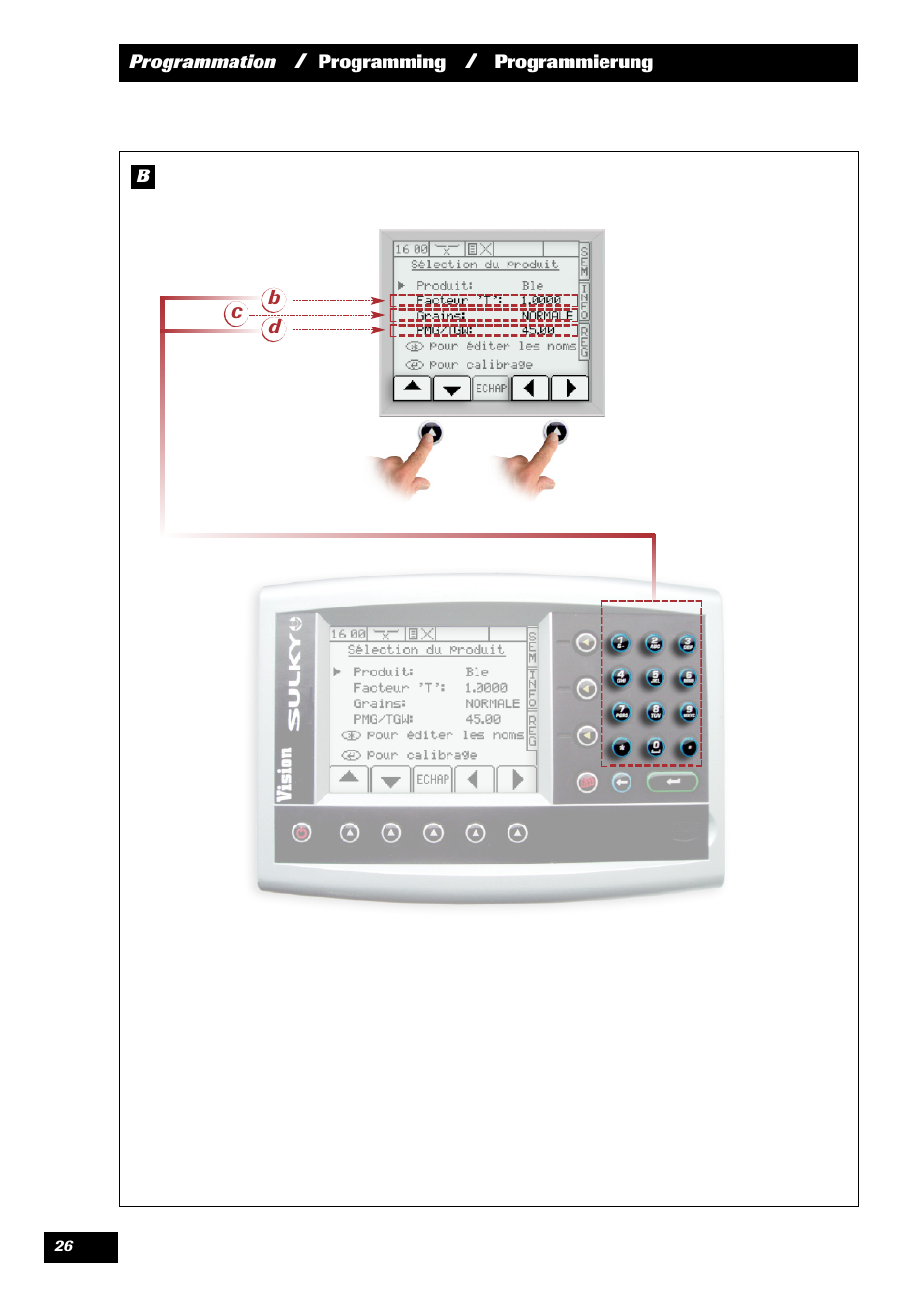 Sulky VISION 2 SPB >= 06/2009 User Manual | Page 26 / 71