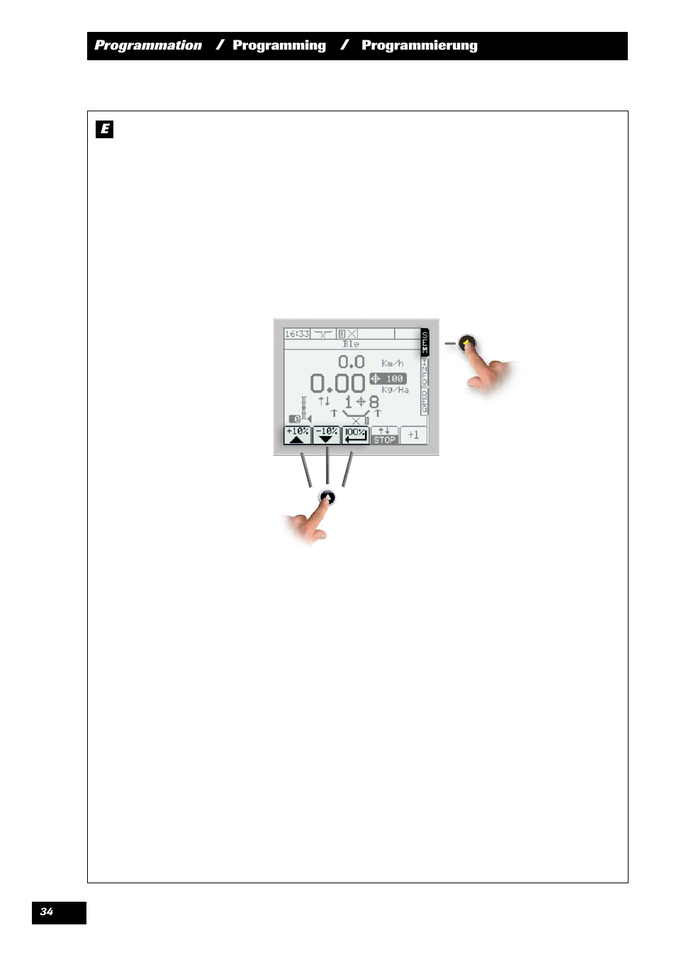 Sulky VISION 2 SPB >= 06/2009 User Manual | Page 34 / 71