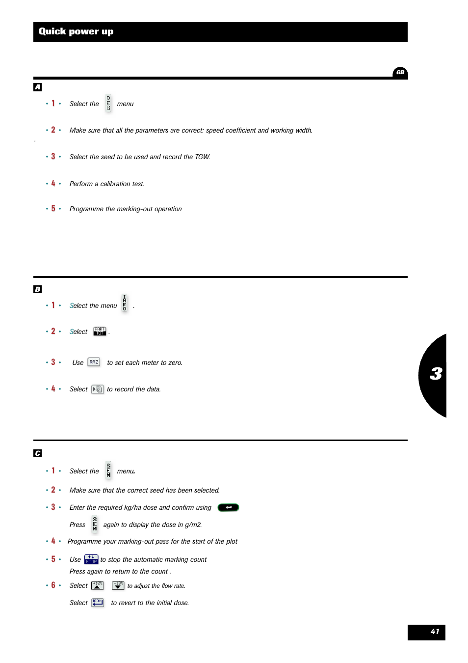 Sulky VISION 2 SPB >= 06/2009 User Manual | Page 41 / 71