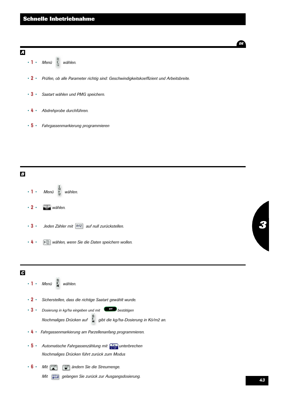 Sulky VISION 2 SPB >= 06/2009 User Manual | Page 43 / 71