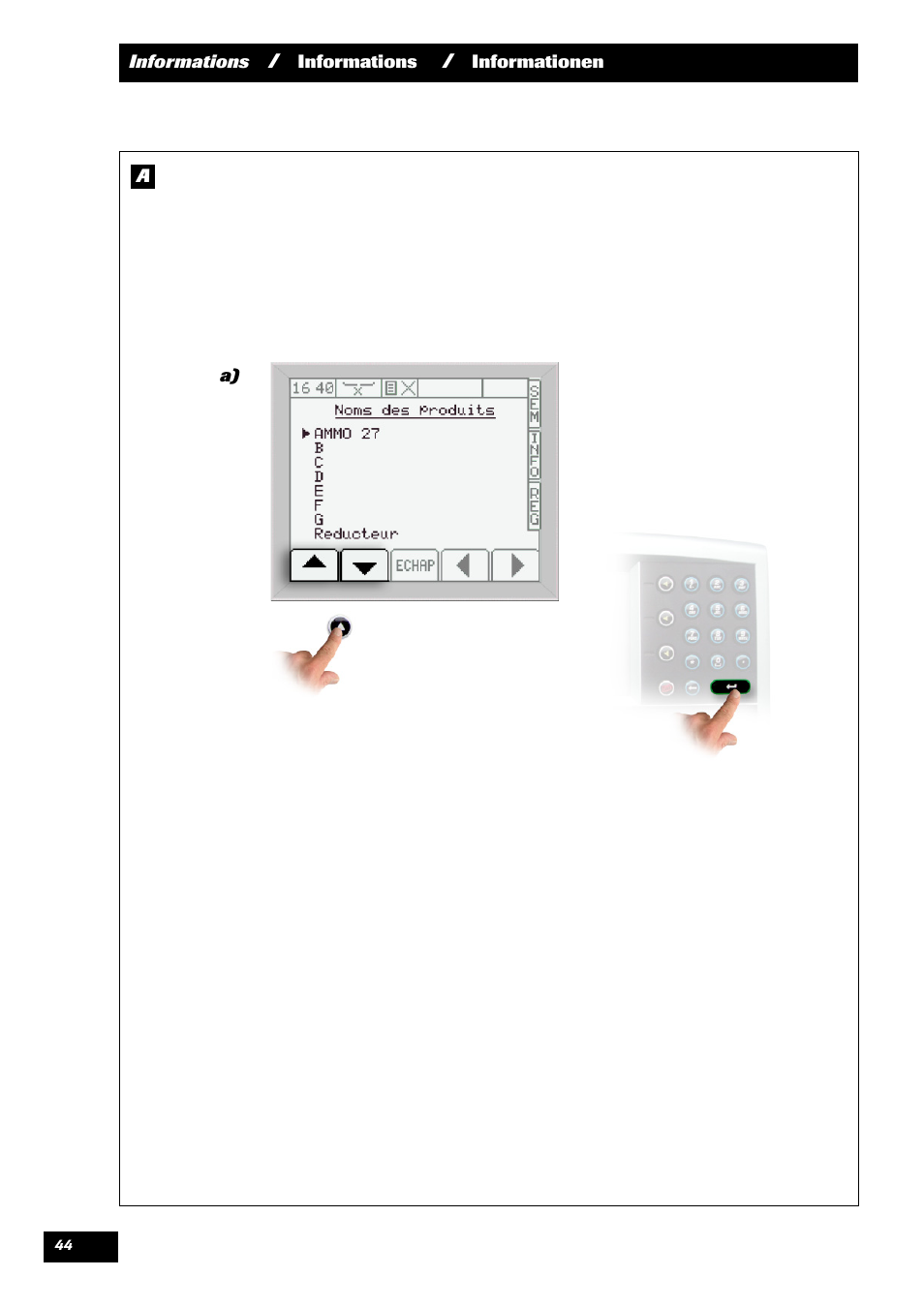 Sulky VISION 2 SPB >= 06/2009 User Manual | Page 44 / 71