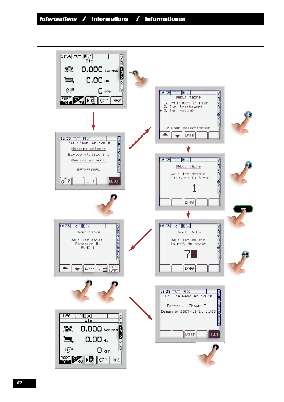 Sulky VISION 2 SPB >= 06/2009 User Manual | Page 62 / 71