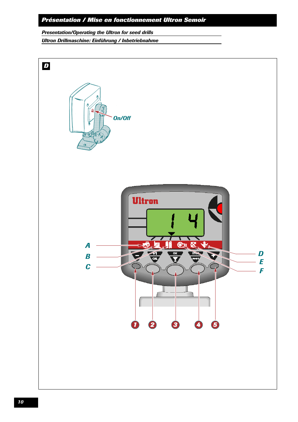 Sulky ULTRON User Manual | Page 10 / 50