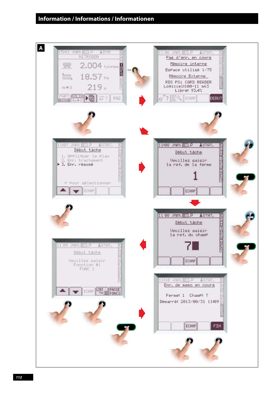 Sulky Vision Can WPB User Manual | Page 112 / 135