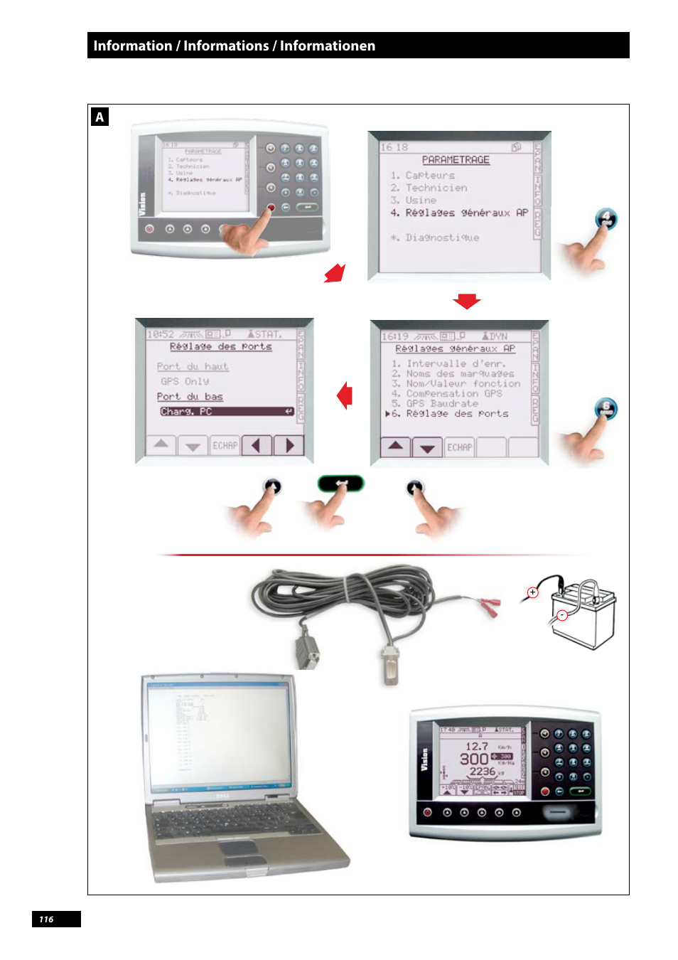 Information / informations / informationen | Sulky Vision Can WPB User Manual | Page 116 / 135