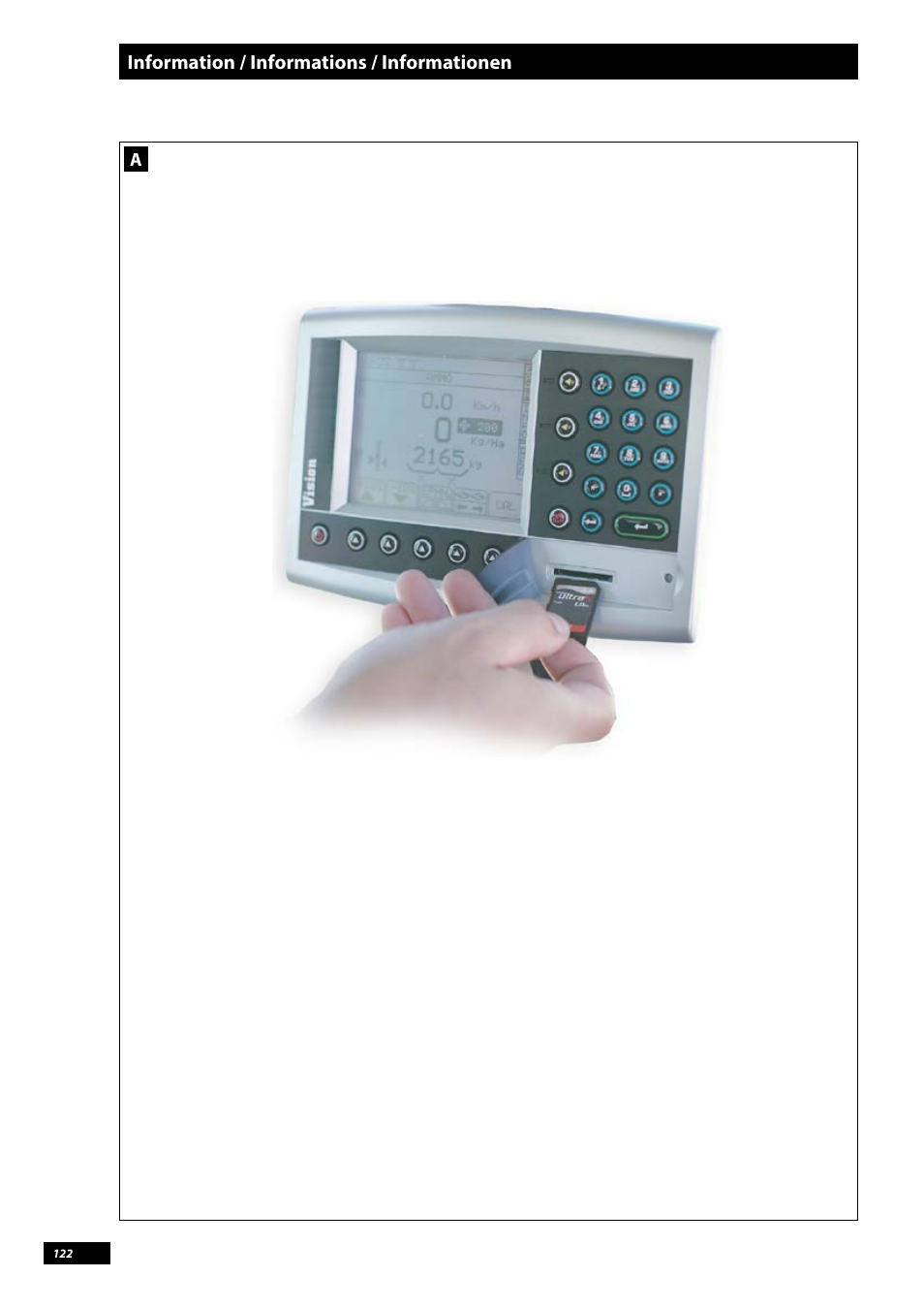 Sulky Vision Can WPB User Manual | Page 122 / 135