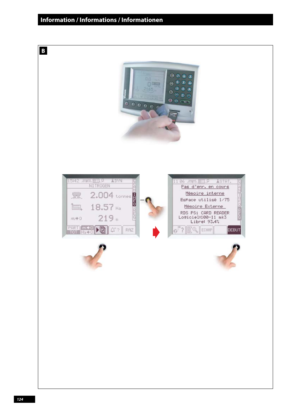 Sulky Vision Can WPB User Manual | Page 124 / 135