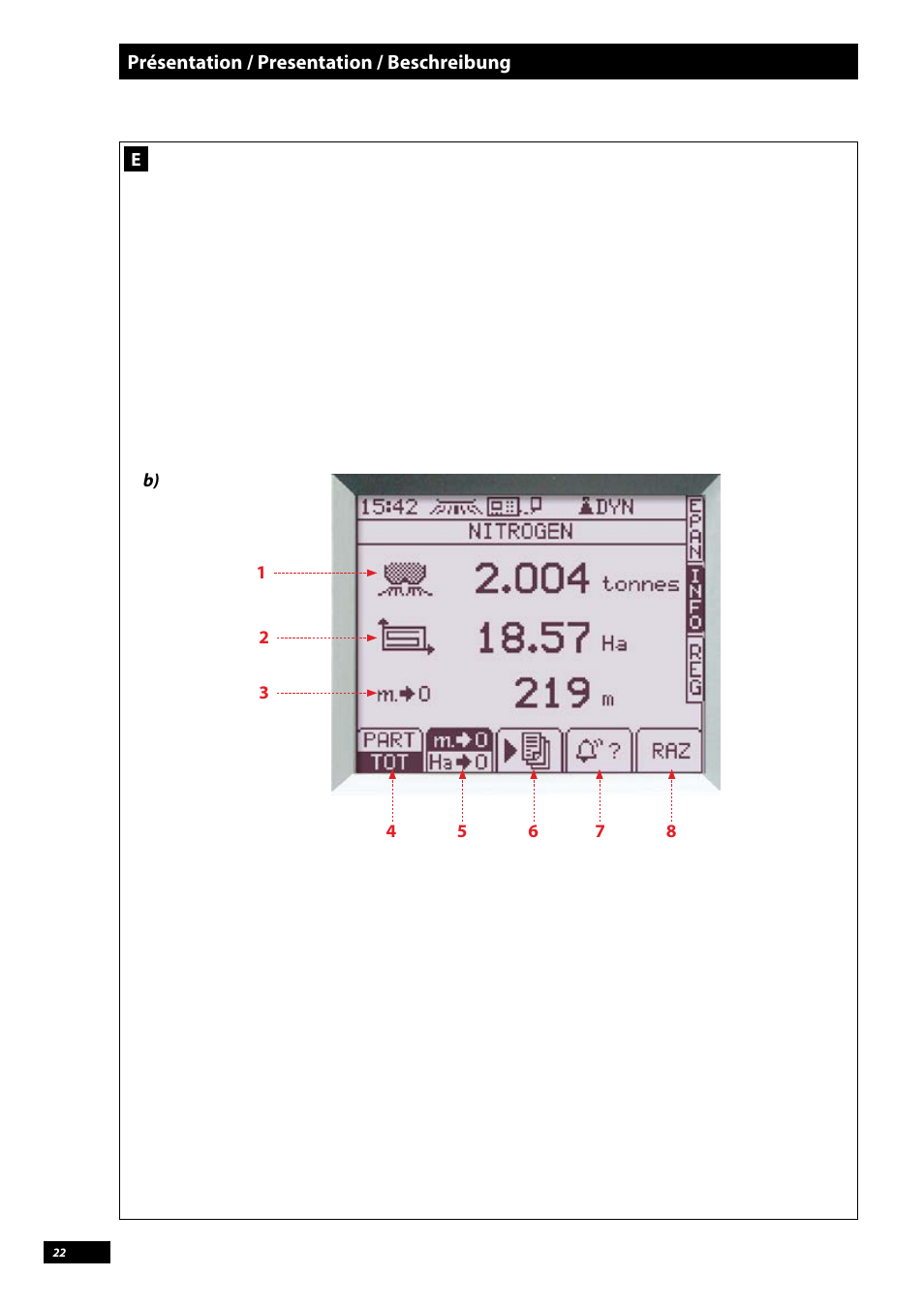 Sulky Vision Can WPB User Manual | Page 22 / 135