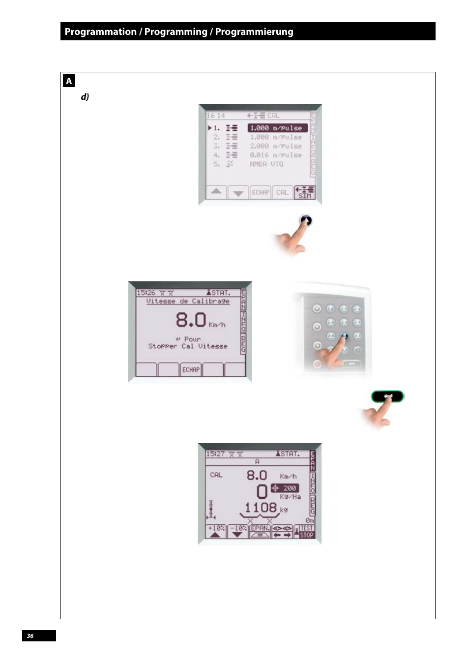 Sulky Vision Can WPB User Manual | Page 36 / 135
