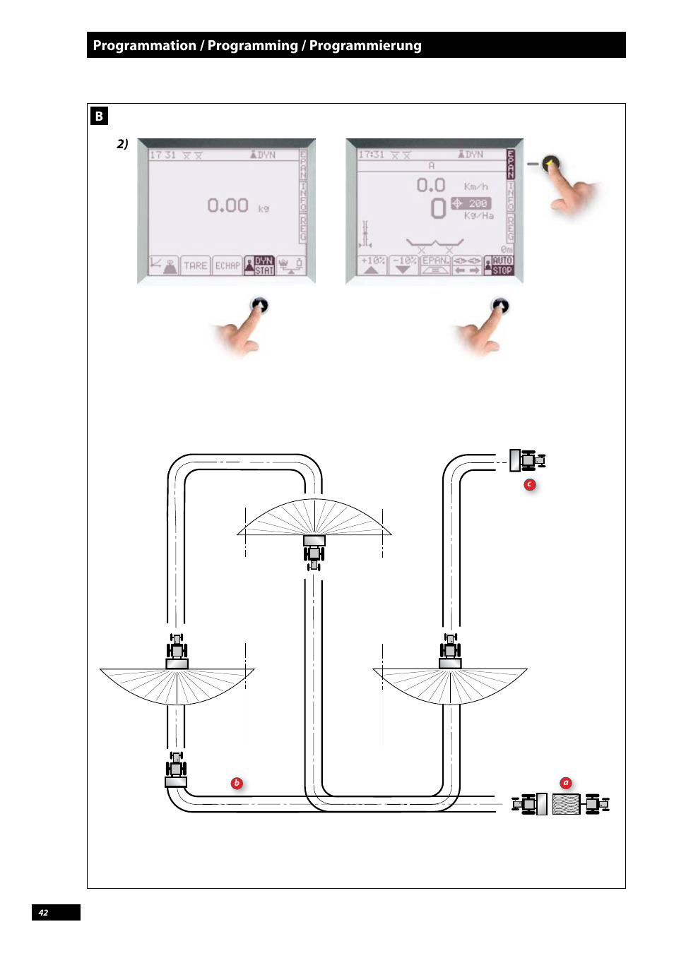 Programmation / programming / programmierung | Sulky Vision Can WPB User Manual | Page 42 / 135