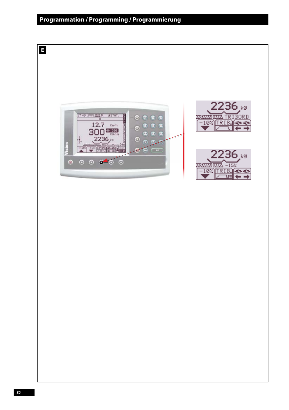 Sulky Vision Can WPB User Manual | Page 52 / 135