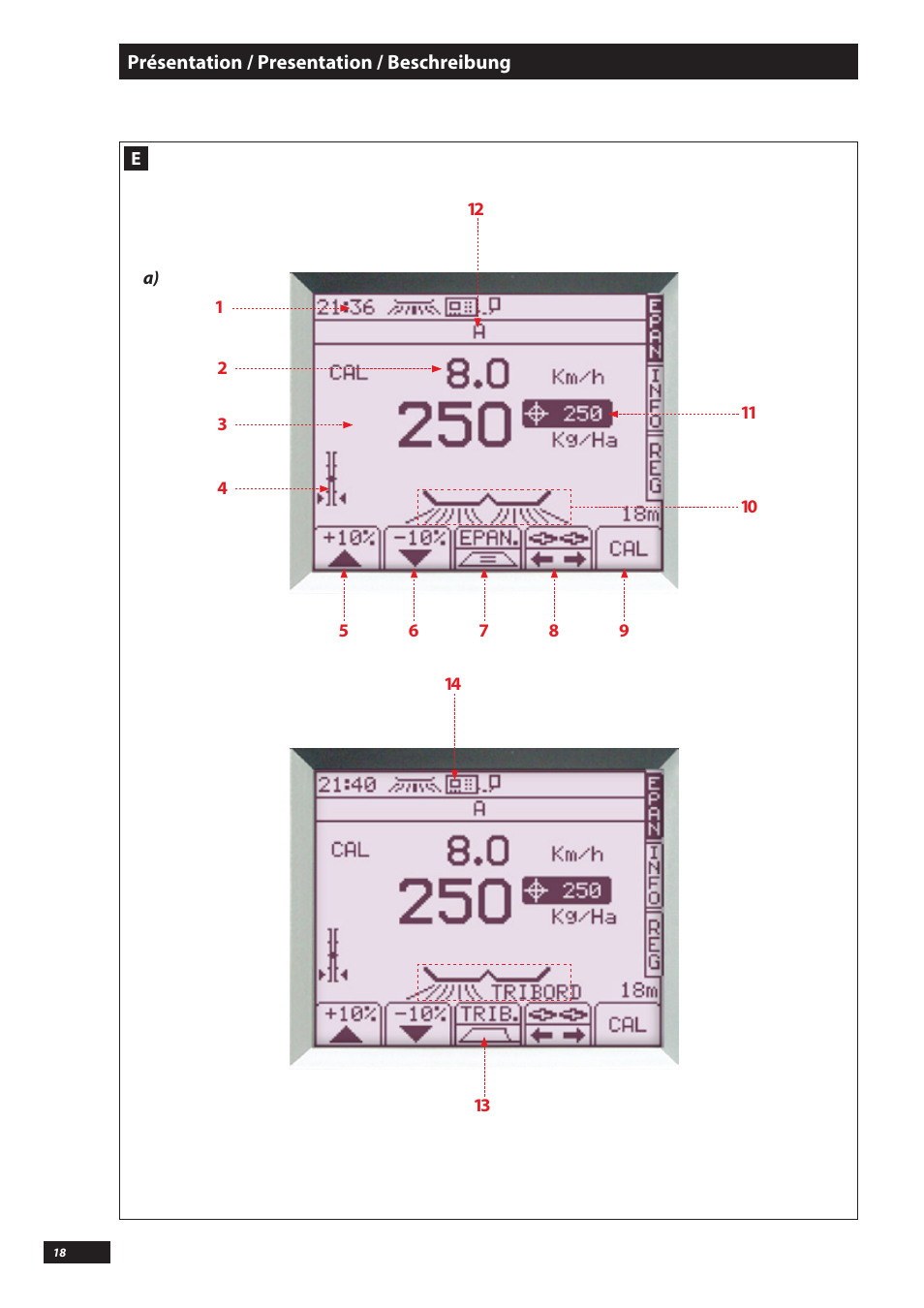 Sulky VISION DPB CAN User Manual | Page 18 / 85