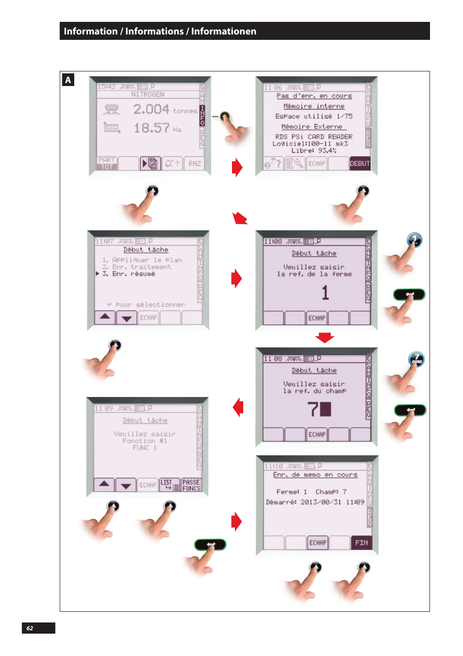 Sulky VISION DPB CAN User Manual | Page 62 / 85