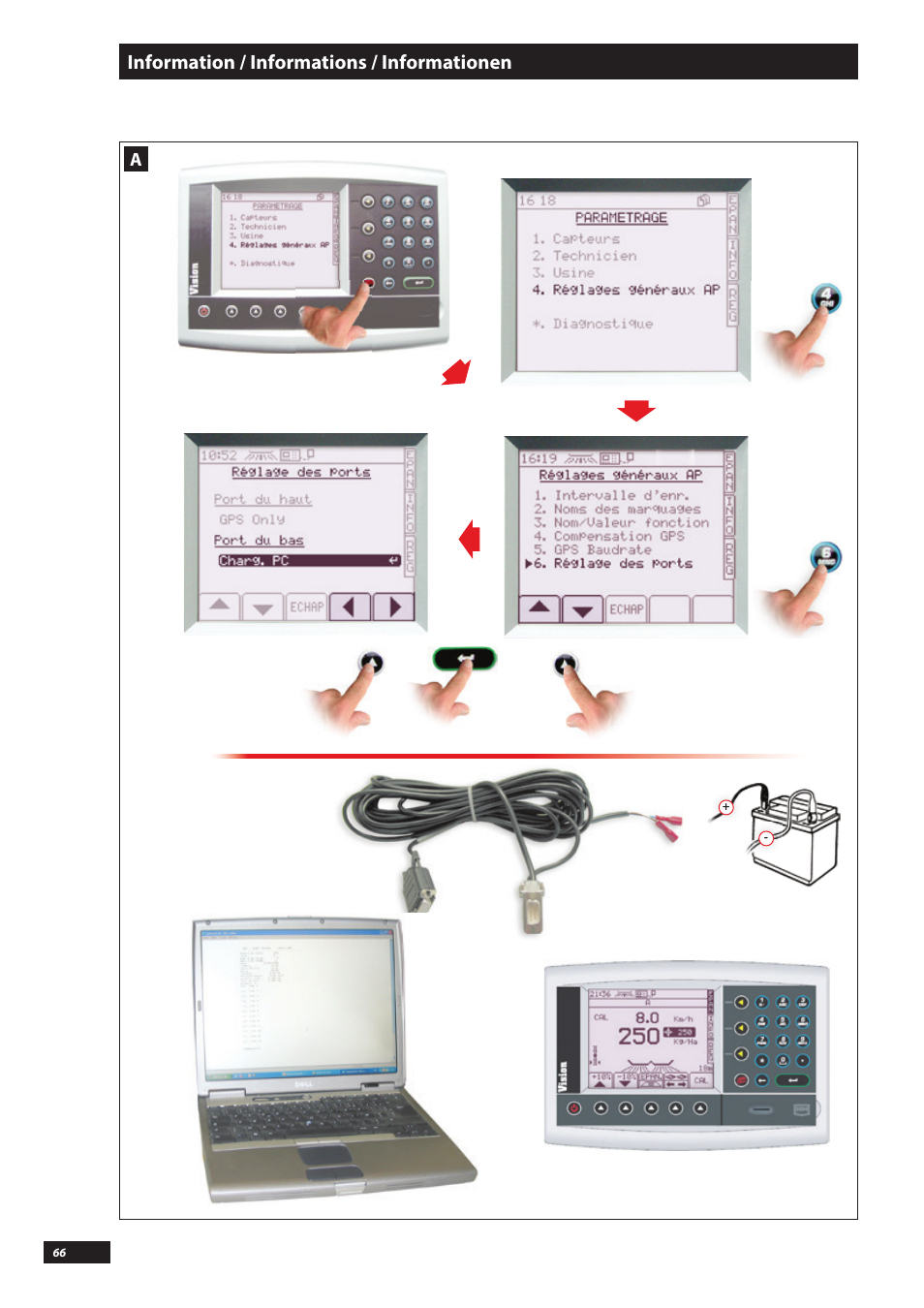 Information / informations / informationen | Sulky VISION DPB CAN User Manual | Page 66 / 85