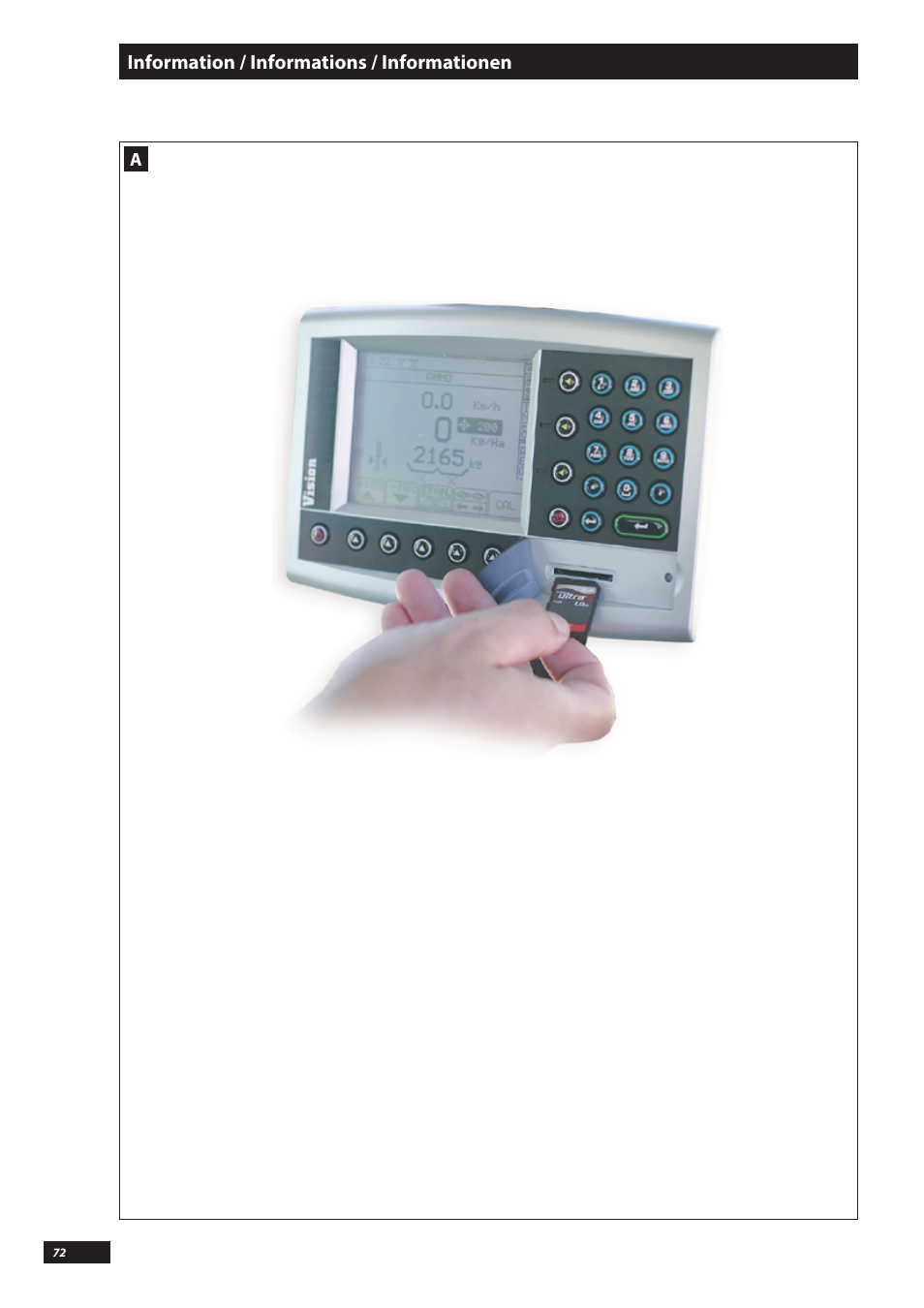 Sulky VISION DPB CAN User Manual | Page 72 / 85
