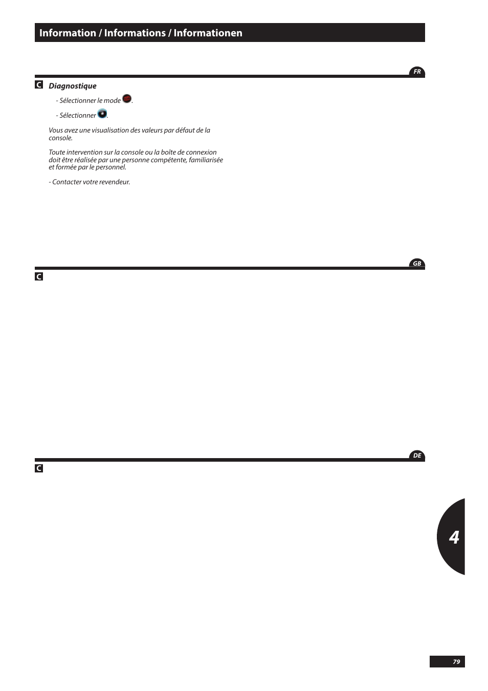 Information / informations / informationen | Sulky VISION DPB CAN User Manual | Page 79 / 85