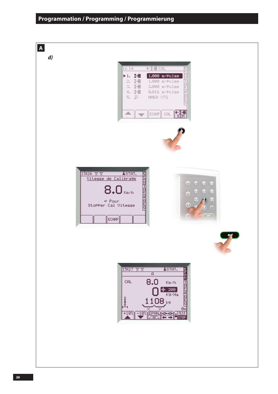 Sulky VISION WPB CAN User Manual | Page 36 / 111