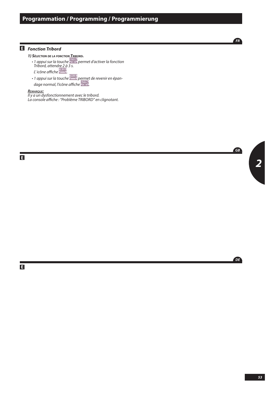 Programmation / programming / programmierung | Sulky VISION WPB CAN User Manual | Page 53 / 111