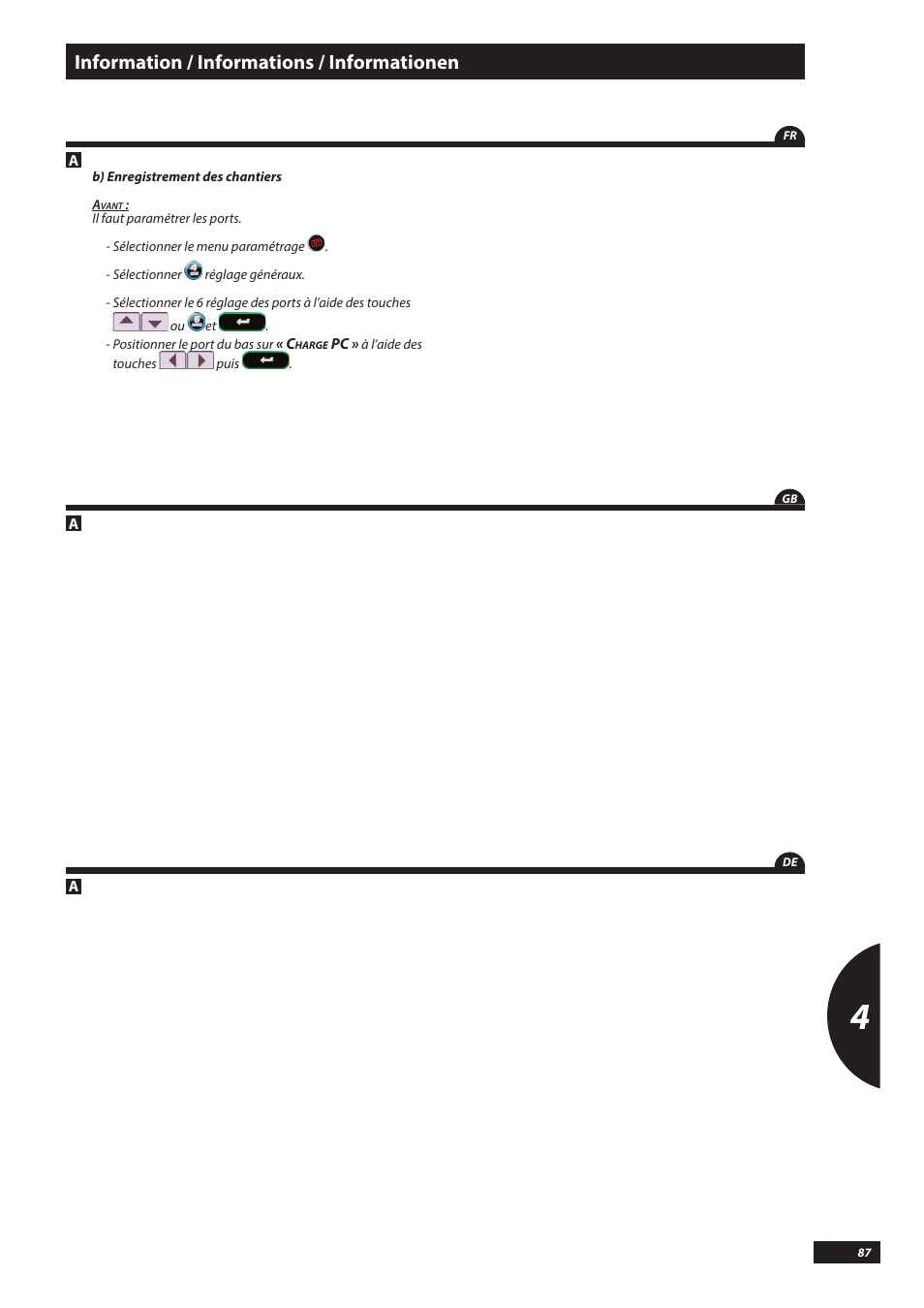 Information / informations / informationen | Sulky VISION WPB CAN User Manual | Page 87 / 111