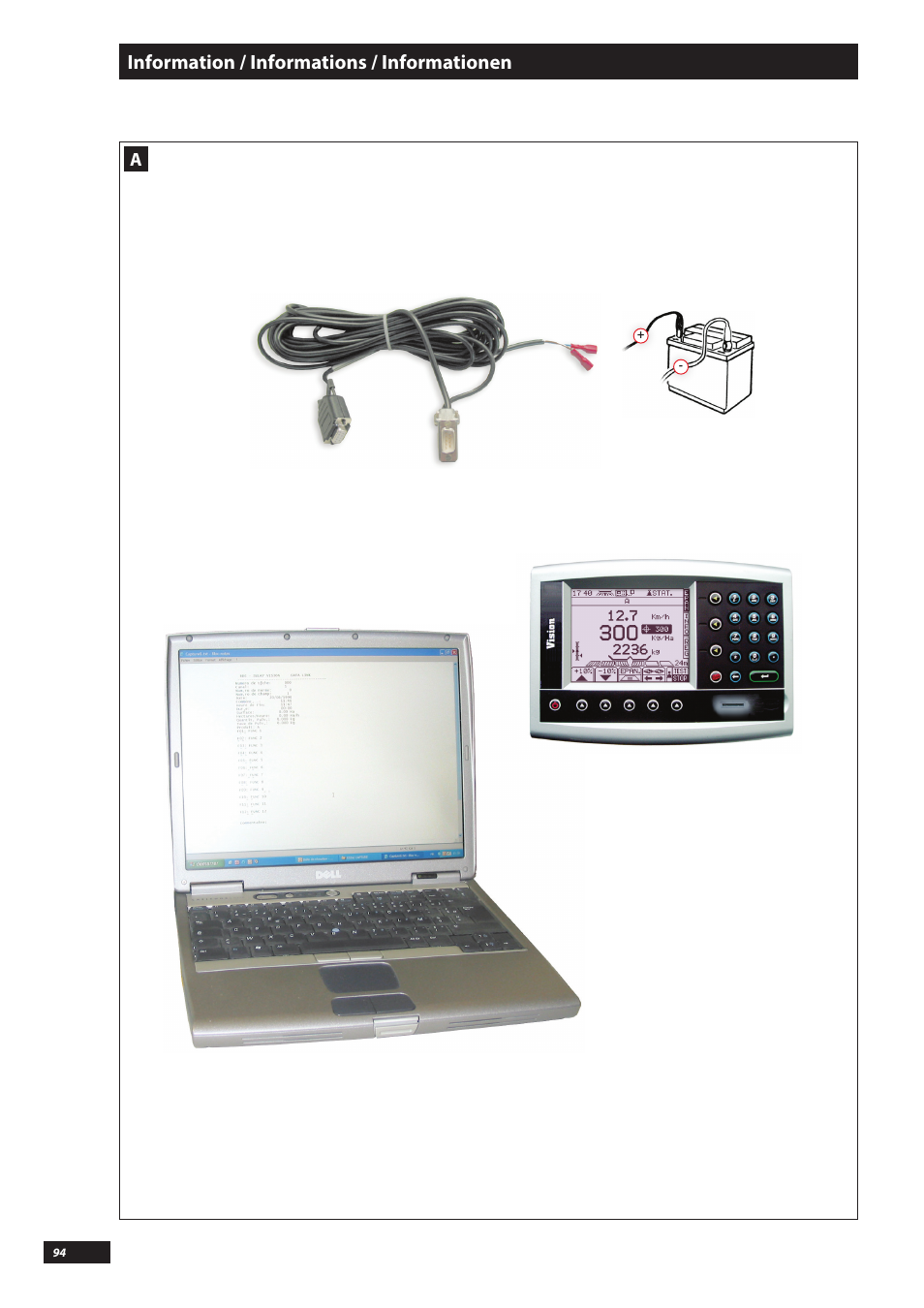 Information / informations / informationen | Sulky VISION WPB CAN User Manual | Page 94 / 111